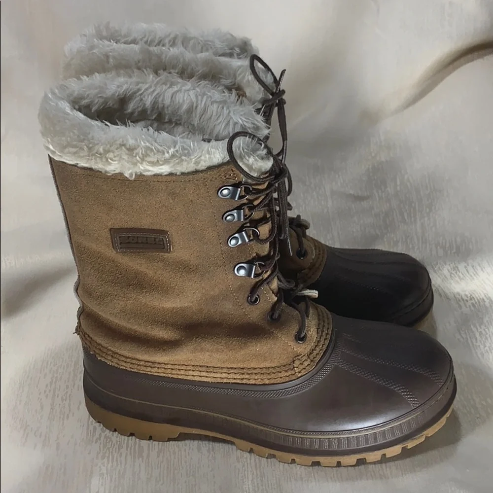SOREL USA Kaufman Men’s Winter Snow Boots- Size 8-Made in USA